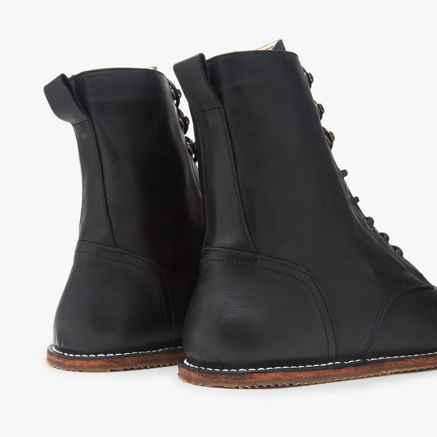 Origo Men's Adventurer Boot, Black - rear view of the pair