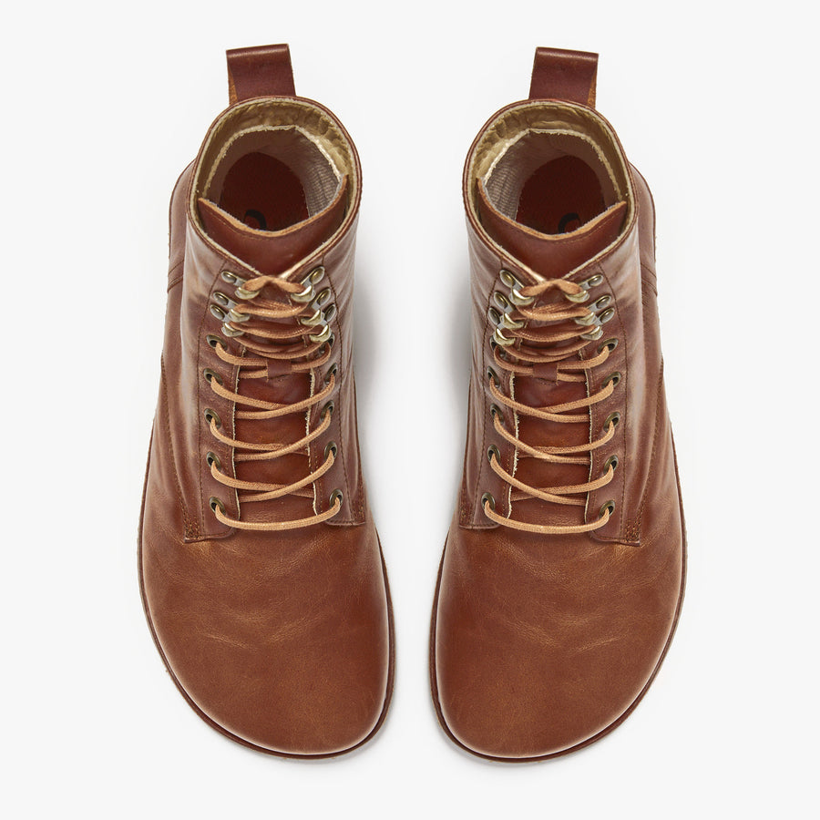 Origo Men's Adventurer Boot, Vintage Brown - top-down view of the pair