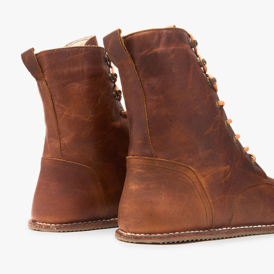 Origo Women's Adventurer Boot, Vintage Brown - rear view of the pair