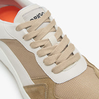 Origo Men's City Sneaker, Beige with beige contrast laces - view 8