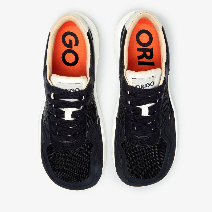Origo Men's City Sneaker, Black - view 3