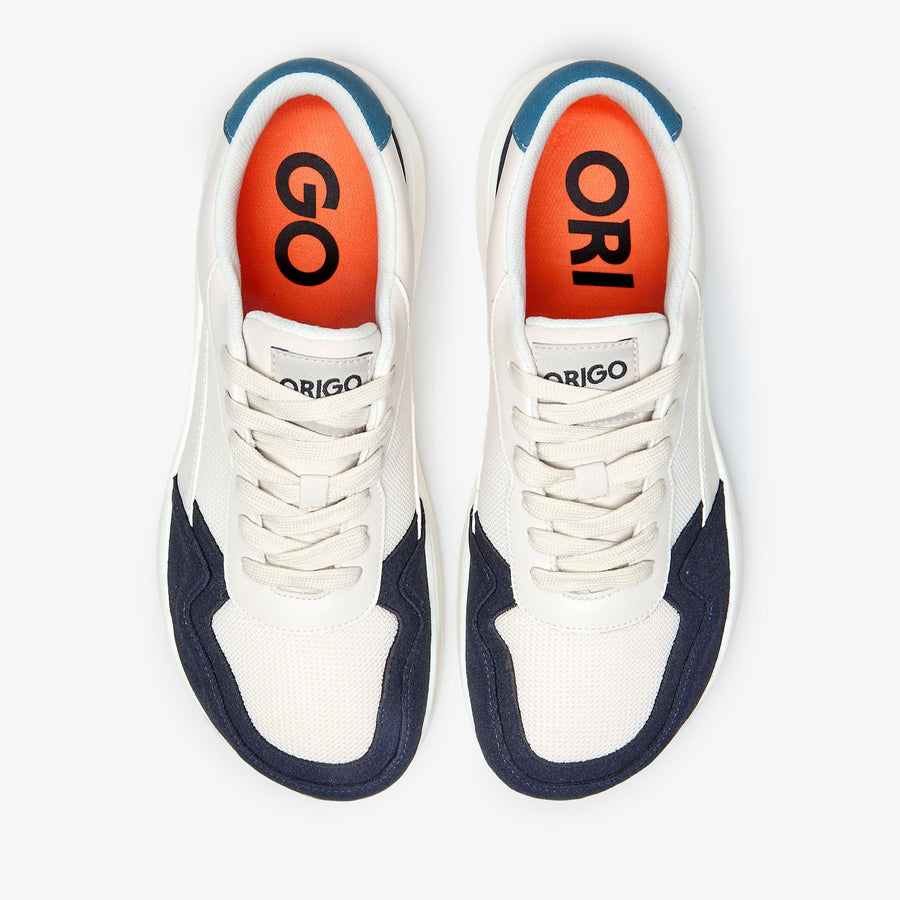 Origo Men's City Sneaker, Navy Blue - view 3