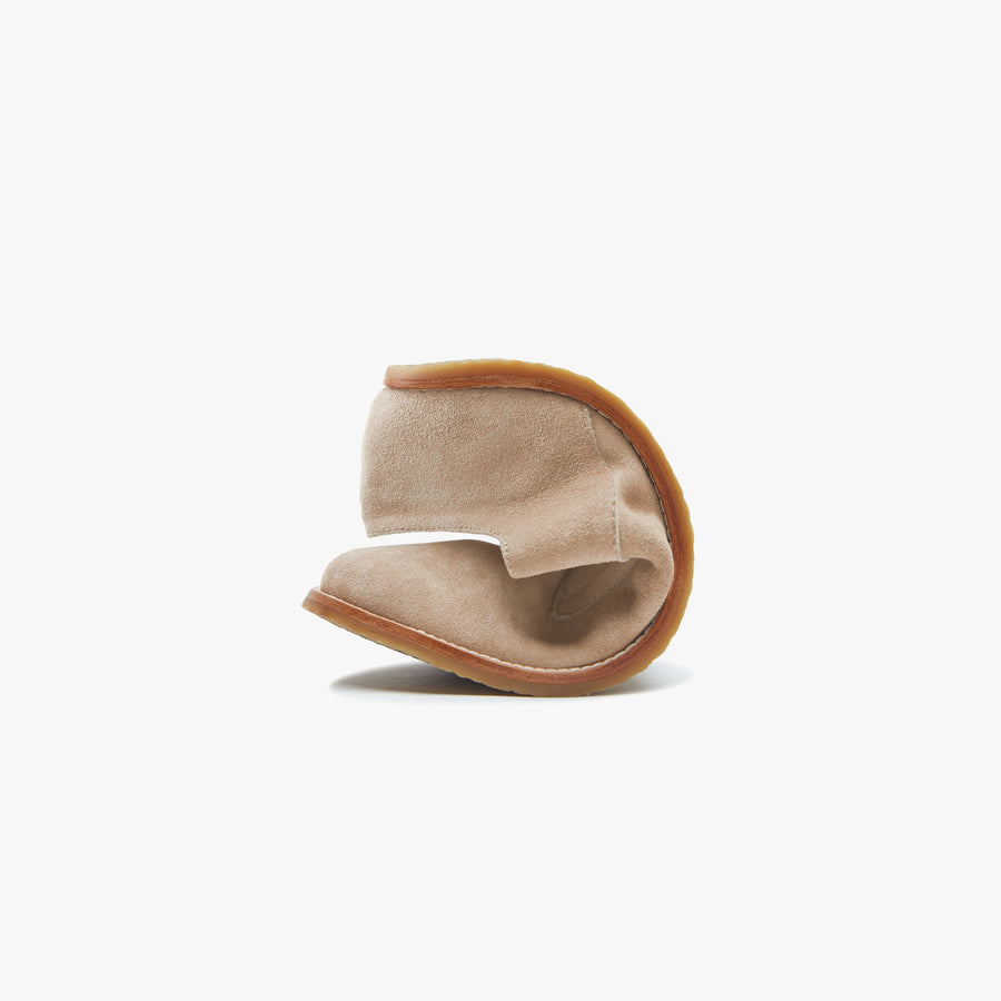 Origo Men's Derby, Beige Suede - flexible sole bending