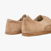Origo Men's Derby, Beige Suede - rear view of the pair