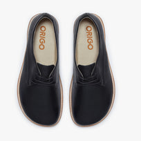 Origo Men's Derby, Black - top-down view of the pair