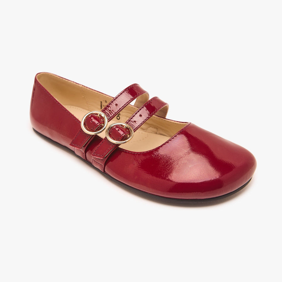 Origo Women's Double Strap Mary Jane, Patent Cherry - view 5