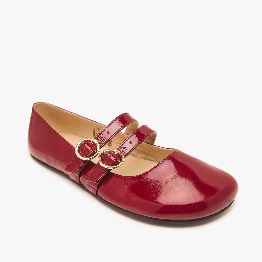 Origo Women's Double Strap Mary Jane, Patent Cherry - view 5