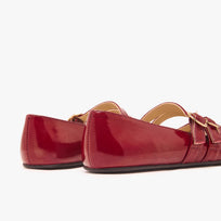 Origo Women's Double Strap Mary Jane, Patent Cherry - view 7