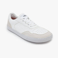 White Women's Modern Retro Sneaker by Origo, angled three-quarter view of a single shoe.