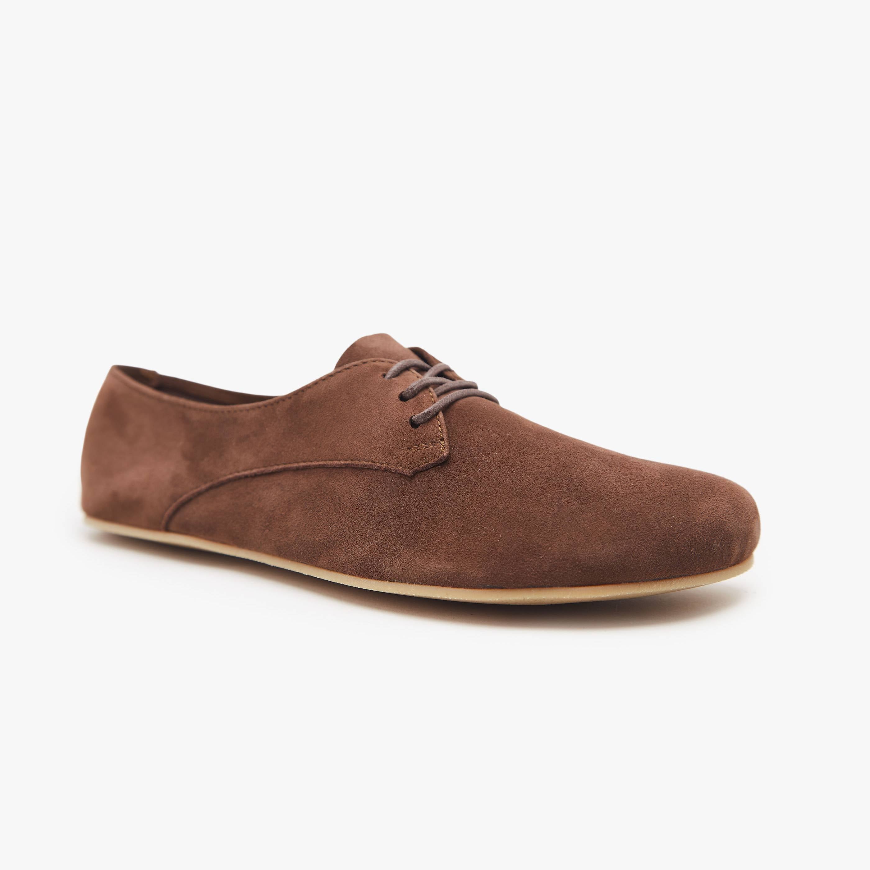 靴 OXS Scarpa Mono 101 Derbies Barefoot Shoes - Women - Natural Leather - Chocolate - The New