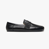 Origo Women's Penny Loafer, Patent Black - low side view