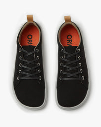 Barefoot shoes for women - Black - The Everyday Sneaker Gen 2 in Cotton Canvas