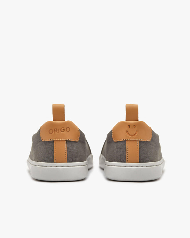 Barefoot shoes for men - Grey - The Everyday Sneaker Gen 2 in Cotton Canvas