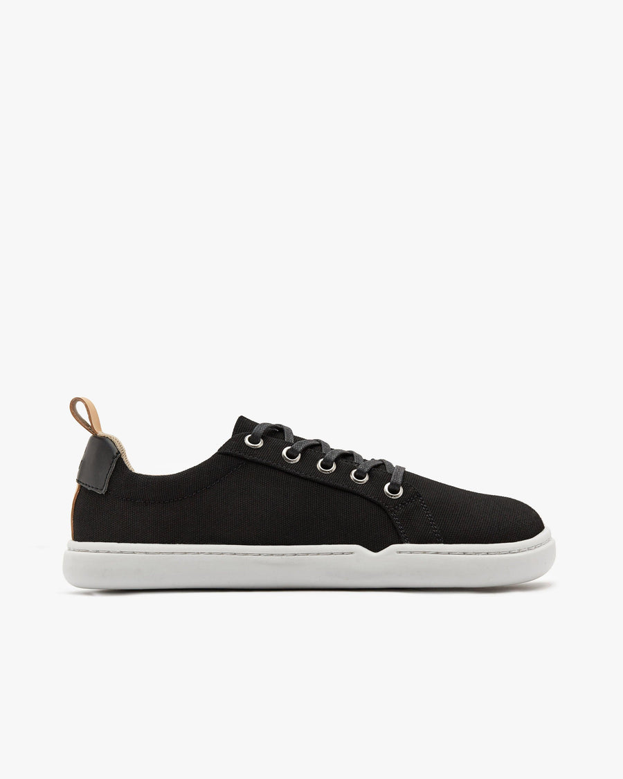 Barefoot shoes for women - Black - The Everyday Sneaker Gen 2 in Cotton Canvas