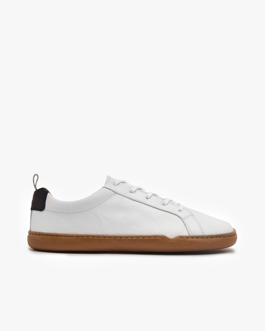 Barefoot shoes - Men - White - Natural Leather - The Everyday Sneaker
