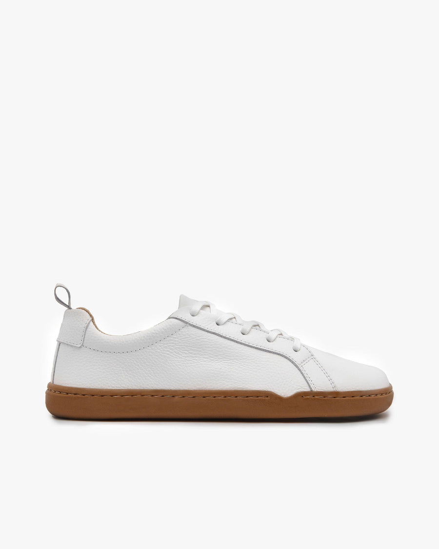 Barefoot shoes - Women - White - Natural Leather - The Everyday Sneaker