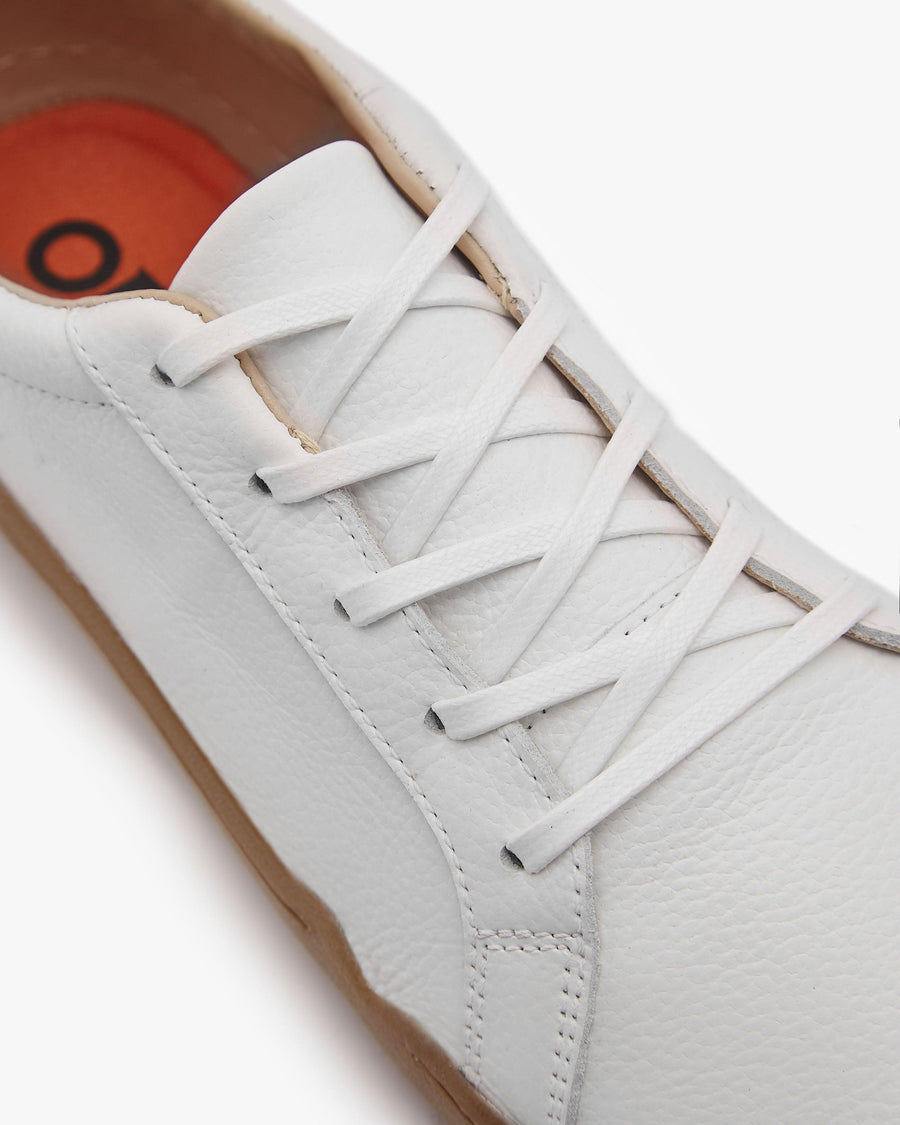 Barefoot shoes - Men - White - Natural Leather - The Everyday Sneaker